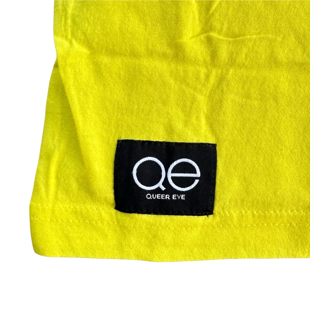 Queer Eye Bright Yellow Short Sleeve Cotton Unisex Choose Kindness Tee Size XL - Picture 2 of 5
